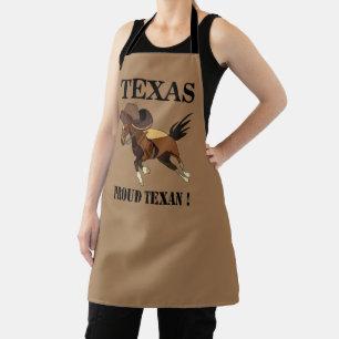 Cowboyhut Pferd Stolzer Texaner Texas Schürze