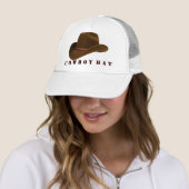 Cowboyhut Truckerkappe (Beispiel)