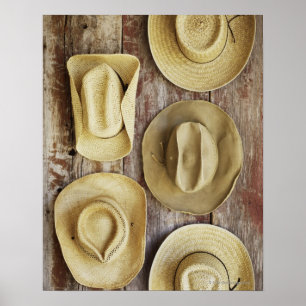 Cowboyhüte Poster