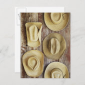Cowboyhüte Postkarte (Vorne/Hinten)