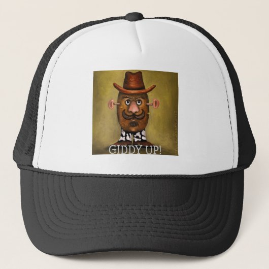 Cowboykartoffel Truckerkappe (Vorderseite)