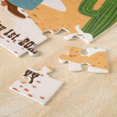 Cowboykindergeburtstags-Party Puzzle (Seite)