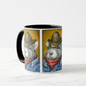 Cowboyratte Tasse (Vorderseite Links)