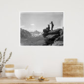 Cowboys auf dem Rücken Poster (Küche)