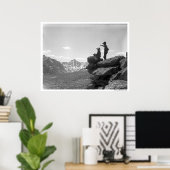 Cowboys auf dem Rücken Poster (Heimbüro)