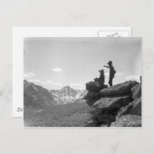 Cowboys auf dem Rücken Postkarte (Vorne/Hinten)