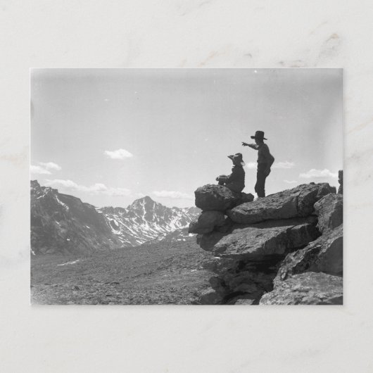 Cowboys auf dem Rücken Postkarte (Vorderseite)