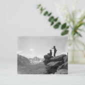 Cowboys auf dem Rücken Postkarte (Stehend Vorderseite)