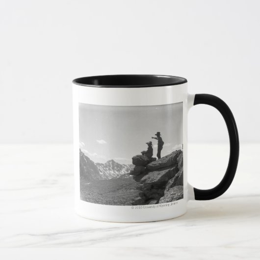 Cowboys auf einer Kante Tasse (Rechts)