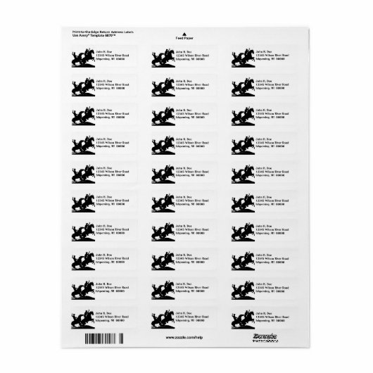 Cowboys auf Pferdeadresse LABELS ~EZ2 Änderungsinf (Vorne)