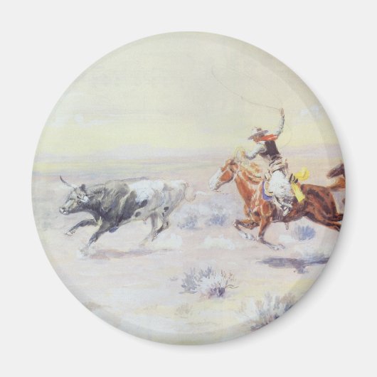 Cowboys aus dem Bar Dreieck von CM Russell Magnet (Vorne)