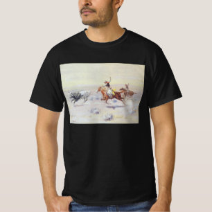 Cowboys aus dem Bar Dreieck von CM Russell T-Shirt