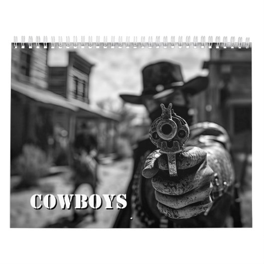 Cowboys B/W-Kalender Kalender (Titelbild)