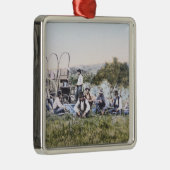 Cowboys bei Lunch, 1904 (Foto) Ornament Aus Metall (Rechts)