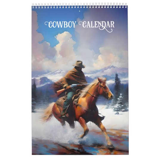 Cowboys bei Pferden Kalender (Titelbild)
