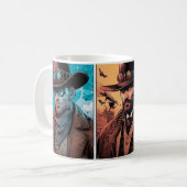 Cowboys Cyborg Comics Kaffeetasse (Vorderseite Links)