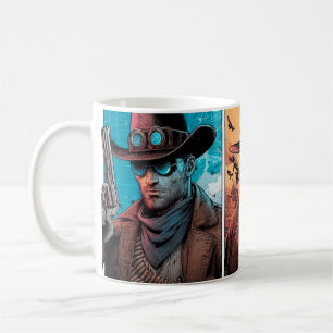 Cowboys Cyborg Comics Kaffeetasse