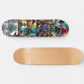Cowboys Cyborg Comics Skateboard (Horizontal)