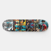Cowboys Cyborg Comics Skateboard (Horizontal)