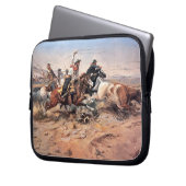 Cowboys, die einen Ochsen, 1897 (Öl, roping sind Laptopschutzhülle (Vorderseite Links)