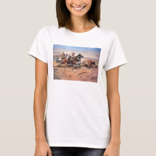 Cowboys, die einen Ochsen, 1897 (Öl, roping sind T-Shirt