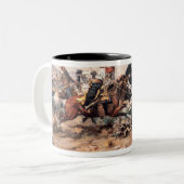 Cowboys, die einen Ochsen, 1897 (Öl, roping sind Zweifarbige Tasse (Vorderseite Links)