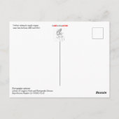 Cowboys, die nach Lieferwagen sitzen, Postkarte (Rückseite)