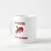 Cowboys fahren "Em Harder Kaffeetasse (Vorderseite Links)