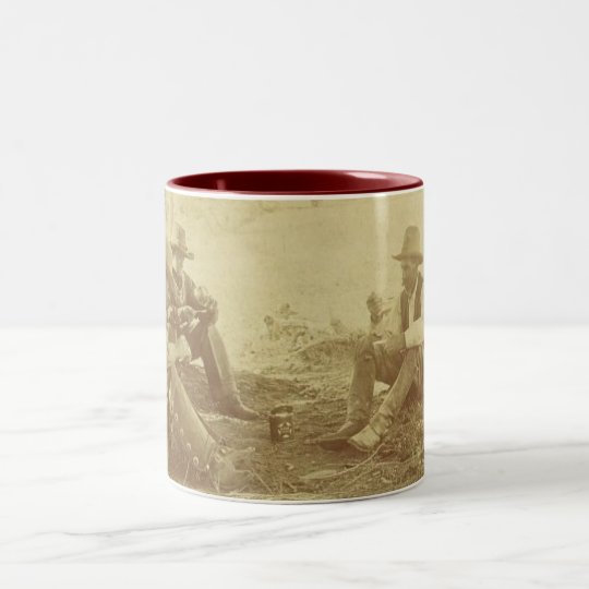 Cowboys Kaffee Zweifarbige Tasse