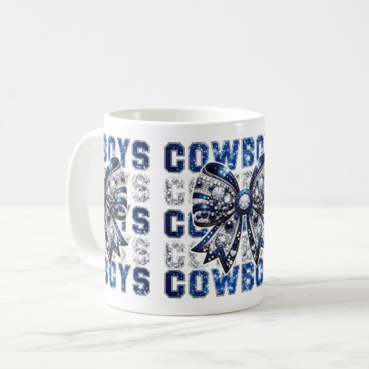 Cowboys Kaffeetasse (Vorderseite Links)