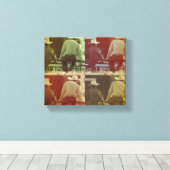 Cowboys Leinwanddruck (Insitu (Holzboden))