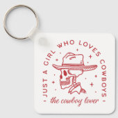 Cowboys lieben Cowgirl-Ästhetik Schlüsselanhänger (Vorderseite)
