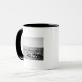Cowboys mit Rind auf der Range Fotograf Tasse (Vorderseite Links)