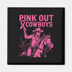 Cowboys Pink Out Football kämpfen gegen Brustkrebs Magnet
