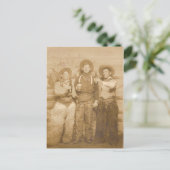 Cowboys Postkarte (Stehend Vorderseite)