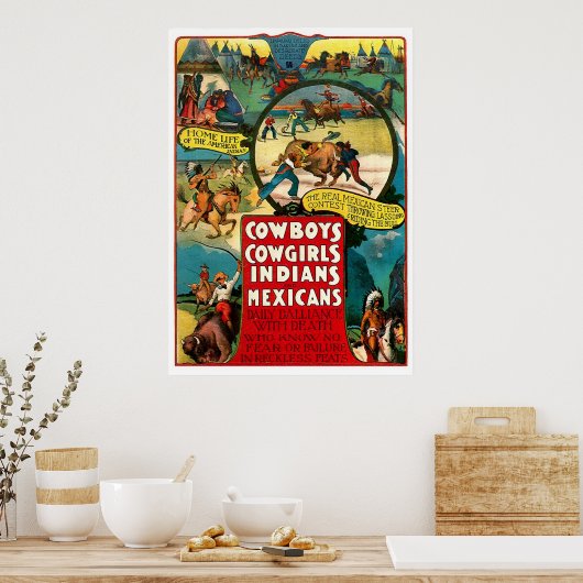 Cowboys - Print Poster (Küche)
