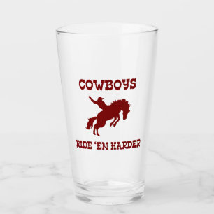 Cowboys reiten sie härter glas