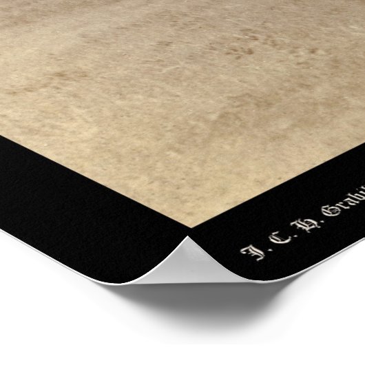 Cowboys rennen ein Buffalo SD 1887 Poster (Ecke)