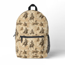 Cowboys Roping Rodeo Rucksack