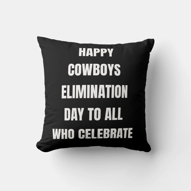 Cowboys sind scheiße  kissen (Vorderseite)