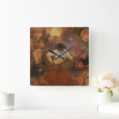 Cowboys - Stiefel, wilde Pferde u. Quadratische Wanduhr (Zuhause)