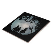 Cowboys und Full Moon Art Tile Fliese (Seite)