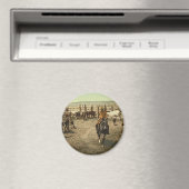 Cowboys und Kühe Magnet (In Situ (Geschirrspüler))