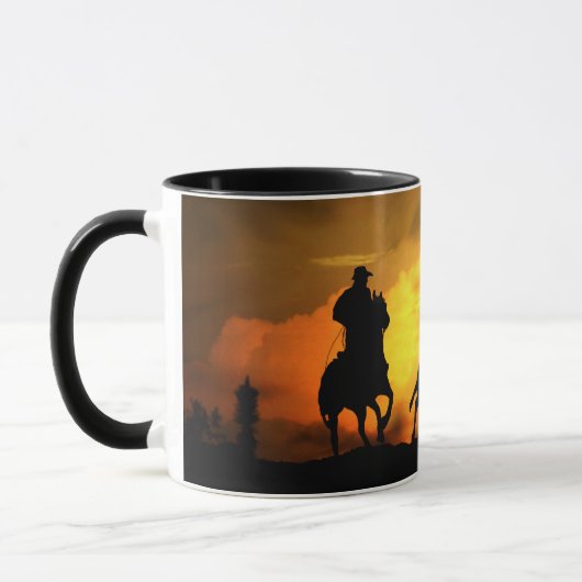 Cowboys und Stethwestern Sunset Tasse (Links)