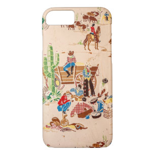 Cowboys - Vintage Tapete - Wilder Westen Case-Mate iPhone Hülle