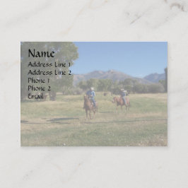 Cowboys Visitenkarte