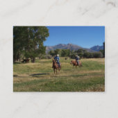 Cowboys Visitenkarte (Rückseite)