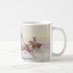 Cowboys vom Bar Triangle von CM Russell Kaffeetasse