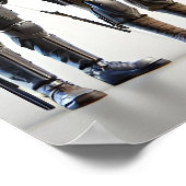 Cowboys VS Mutants Poster (Ecke)