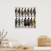 Cowboys VS Mutants Poster (Küche)